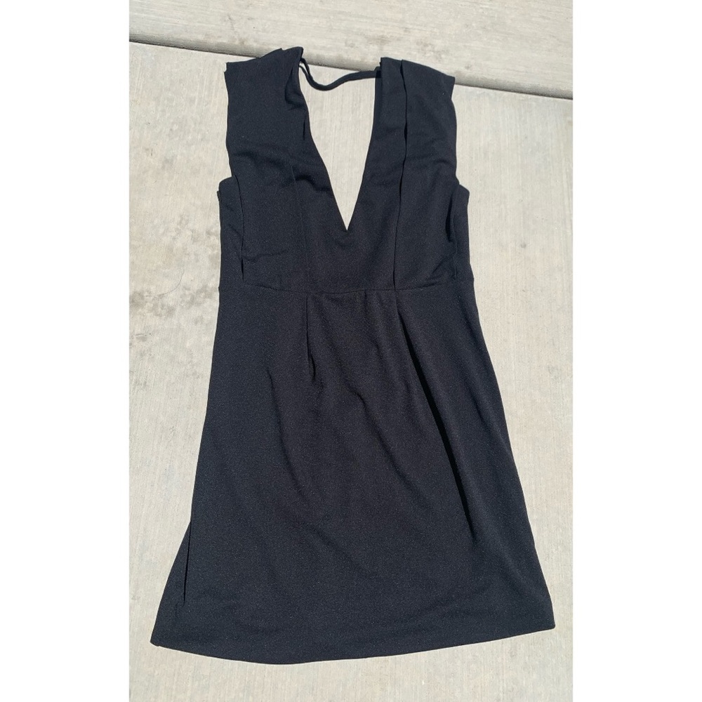 Foreign exchange black mini dress